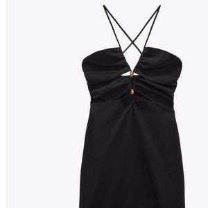Zara Black Midi Dress
